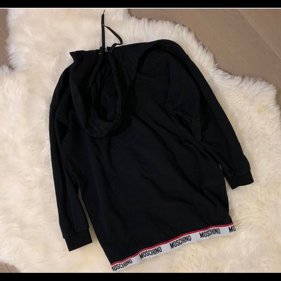 Authentic Moschino short dress with hoody new without tags NOT FOR SELL - Picture 1 of 8